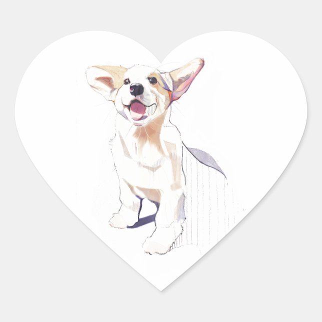 Corgi Sticker – Pembroke Welsh Corgi (Front)