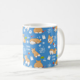 Corgi Story Christmas Coffee Mug