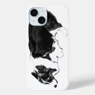 Corgi stride, sleek and merry iPhone 15 case