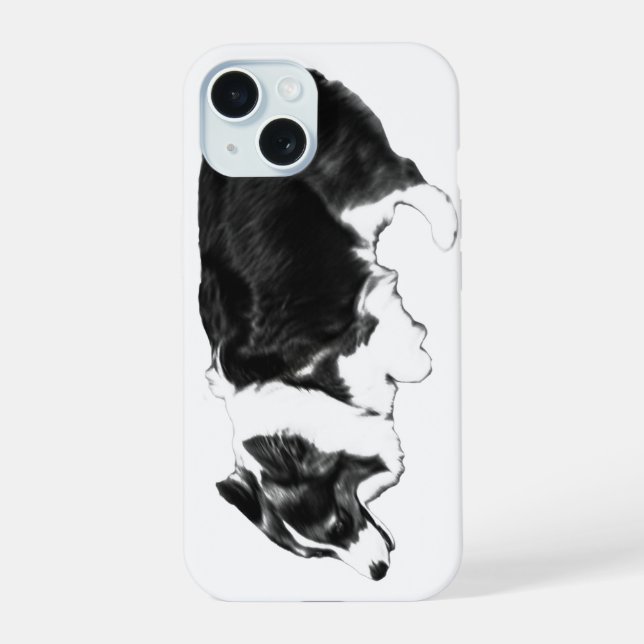 Corgi stride, sleek and merry iphone case (Back)