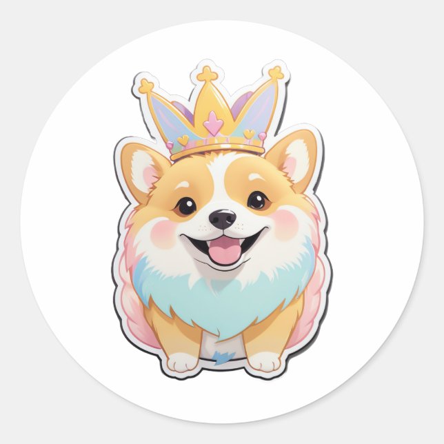 Corgi Sunshine Sticker (Front)