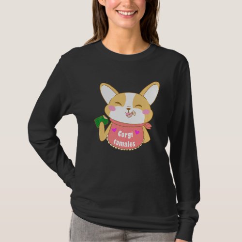 corgi tamales mexican food eating   T_Shirt