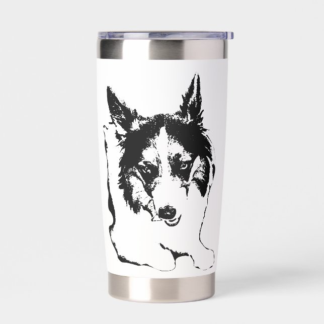 Corgi Taste of Autumn Insulated Tumbler (Left)