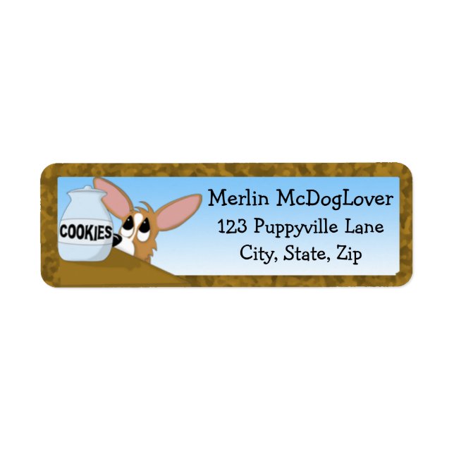 Corgi Temptations Label (Front)