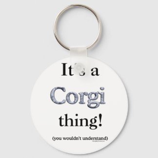 Corgi Thing Keychain