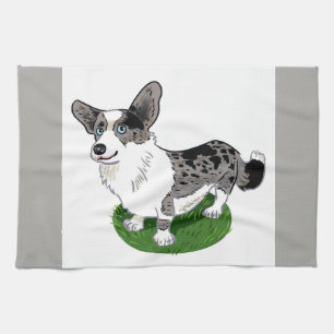 Corgi towl kitchen towel
