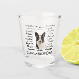 Corgi Traits Shot Glass