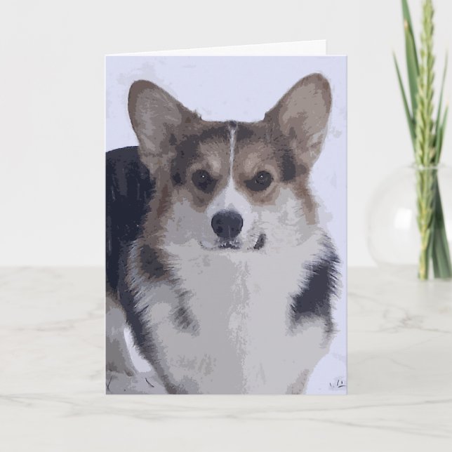 Corgi Tri-Color Card (Front)