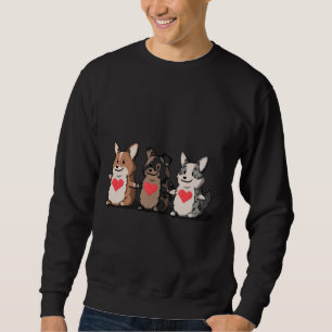 Corgi Triple Love Sweatshirt