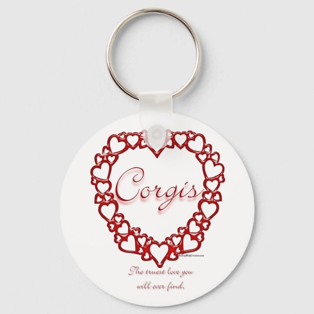 Corgi True Love - Keychain (Front)