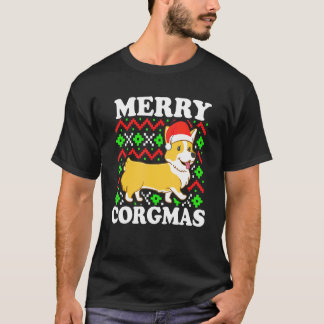 Corgi Ugly Christmas Merry Corgmas Dog Holiday Xma T-Shirt