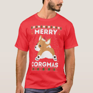 Corgi Ugly Christmas Sweater Style Merry Corgmas S