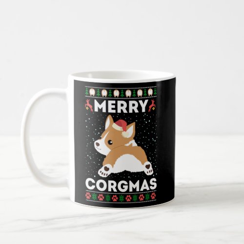 Corgi Ugly Style Merry Corgmas Santa Corgi Coffee Mug