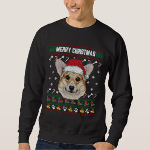 Corgi  Ugly Xmas Sweater Merry Christmas   871