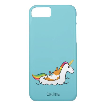 Corgi Unicorn Floatie Phone Case