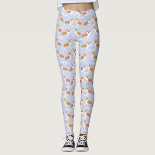 corgi christmas leggings