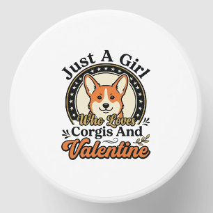 Corgi Valentine Design for Dog Lovers_1 Mini Candle Favors