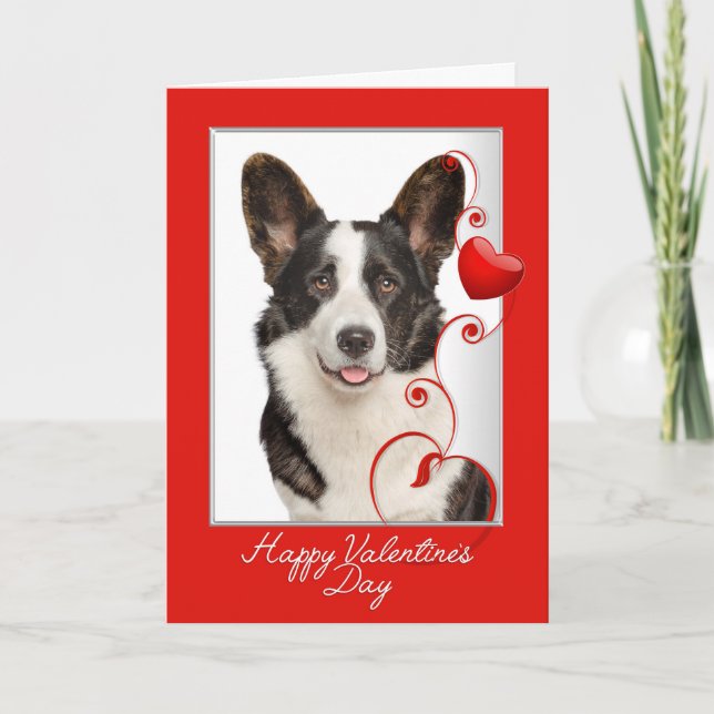 Corgi Valentine's Day Card (Front)