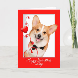 Corgi Valentine's Day Card