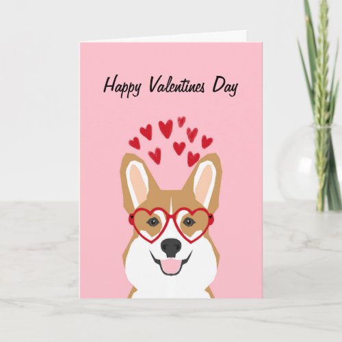 Corgi Valentines Love Card _ cute dog