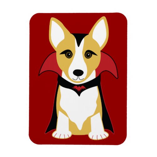 Corgi Vampire Refrigerator Magnet