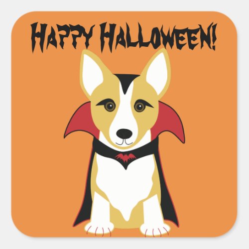 Corgi Vampire Stickers