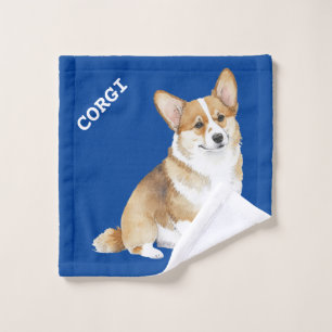 CORGI WASH CLOTH
