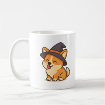 Corgi Witch Drinkware – Cute Magical Dog Cup