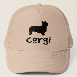 Corgi With Cool Text Trucker Hat