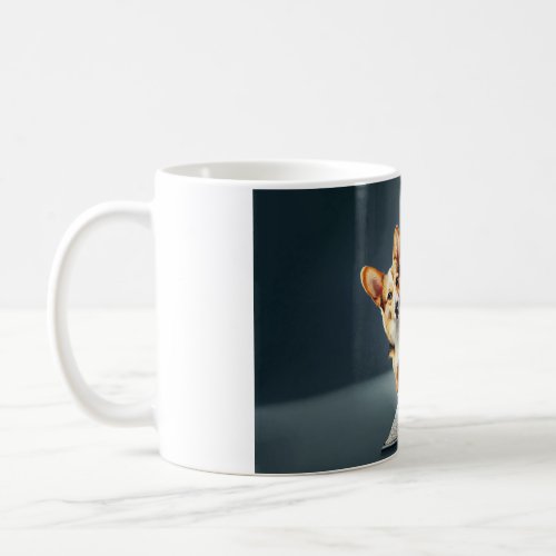 Corgi Yoga _ Handstand  Coffee Mug
