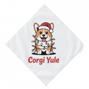 Corgi Yule Funny Christmas Kawaii Corgi Dog Lover Bandana