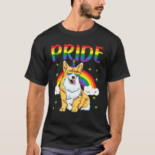 Corgicorn Unicorn Corgi Pride Lgbt Rainbow T-Shirt