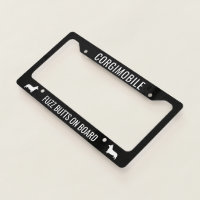 Corgi license hot sale plate frame