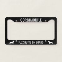 Corgimobile Fuzz Butts on Board Pembroke Corgis