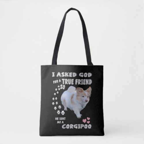 Corgipoo Lover Cockerpoo Mom Corgi Poodle Dad Tote Bag