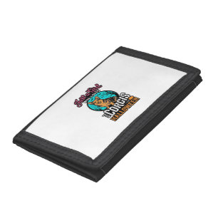 Corgis and Halloween Girl Vintage Engraving Shirt  Tri-fold Wallet