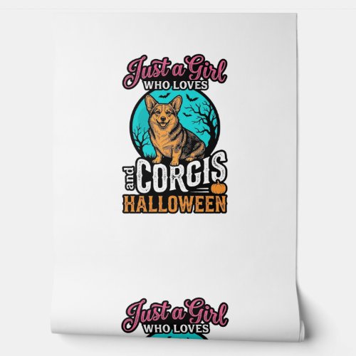 Corgis and Halloween Girl Vintage Engraving Shirt  Wallpaper