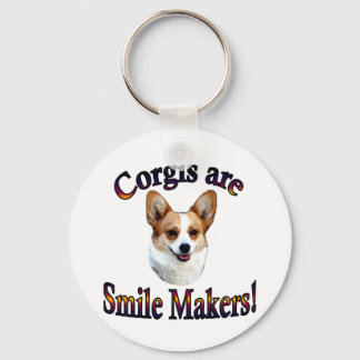 Corgis are smile Makers Keychain