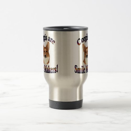 Corgis are Smile Makers Travel Mug