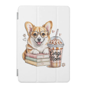 Corgis Books and Iced Coffee for Dog iPad Mini Cover