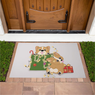 Corgis Doormat