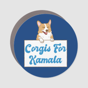 Corgis for Kamala Funny Election Car Magnet