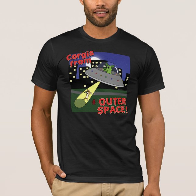 Corgis from Outer Space Clothing T-Shirt (Front)