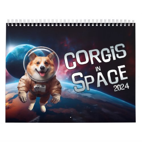 Corgis in Space Calendar