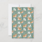 Corgis in the Mountains Forest Pattern (Front)