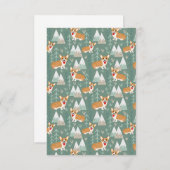 Corgis in the Mountains Forest Pattern (Front/Back)