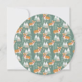 Corgis in the Mountains Forest Pattern (Front)