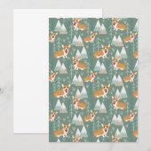 Corgis in the Mountains Forest Pattern (Front/Back)