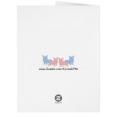 Corgis in the Snow Cards (Back)