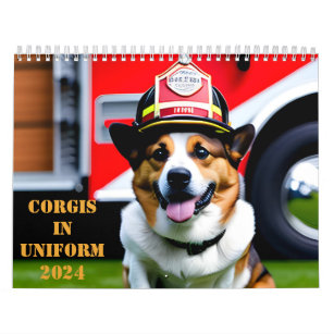 Corgis in Uniform Calendar